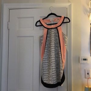 Pink, white & black LF dress